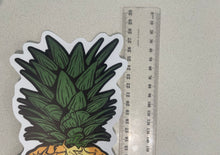 Load image into Gallery viewer, TPE Pineapple skull sticker - Extra large
